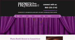 Desktop Screenshot of premierphotoboothct.com